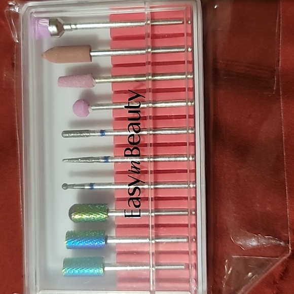 NEW IN THE BOX Easy inBeauty 10 Pcs Nail Drill Bit Set - Picture 3 of 14